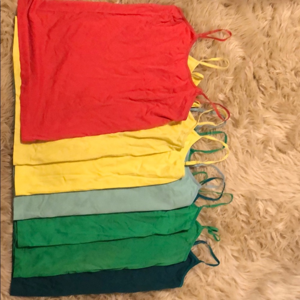 Lot of 7 tank tops